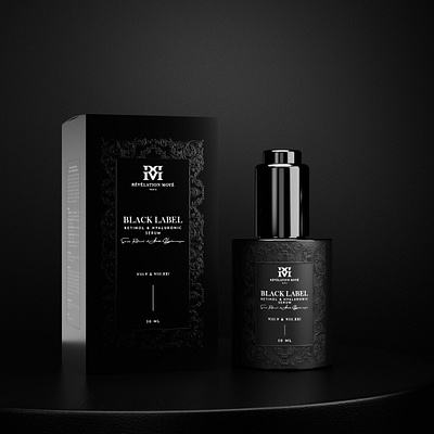 Minimal Cosmetics Branding, Black and White Packaging. modernbranding