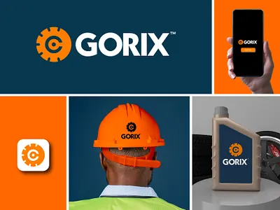 Gorix Logo Design for Car Servicing Company abstract logo best abstract design best logo brand logo brandmark business logo car servicing g letter logo gorix gorix logo ibuthegfx logo designer logofolio minimal logo servicing logo simple logo stratup logo