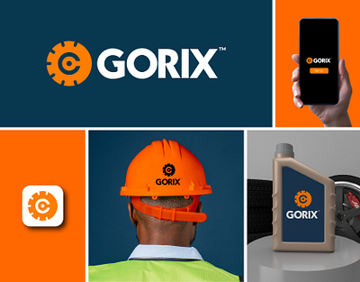 Gorix Logo Design for Car Servicing Company abstract logo best abstract design best logo brand logo brandmark business logo car servicing g letter logo gorix gorix logo ibuthegfx logo designer logofolio minimal logo servicing logo simple logo stratup logo