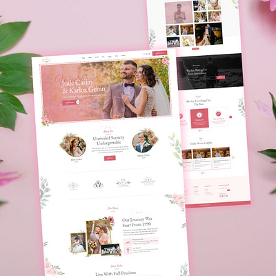 💍Modern Wedding Website Design desing uiux web websitedesgin wedding weddingwebsite wordpress