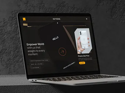 NOTHING Case agency case digital ecommerce elementor framer landing marketing online page product shop template theme ui webflow website wordpress