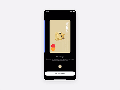 Revolut Crypto Cards animation btc card design clean crypto crypto cards crypto payments doge eth graphic design interaction ios minimal mobile motion principle product design revolut ui ux