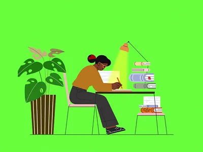 2D Back to school stock animation digital animation