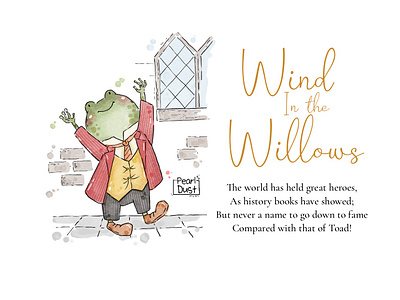 Mr. Toad of Wind in the Willows character design childrens book design graphic design illustration illustrator kids kids illustrator picture book illustrations