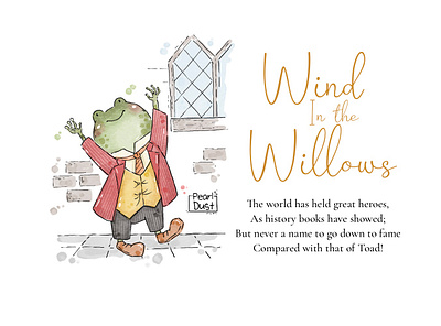 Mr. Toad of Wind in the Willows character design childrens book design graphic design illustration illustrator kids kids illustrator picture book illustrations