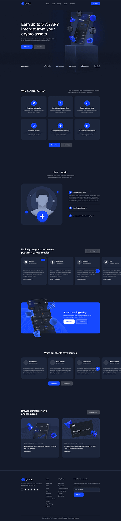 DeFi Web3 Design crypto defi design system figma illustration ui ux web app web3 website