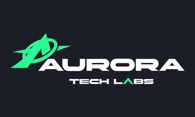 AURORA - LOGO DESIGN aurora brand branding business design graphic design labs logo marketing northern lights tech