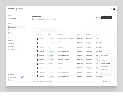 List menu || Custom icons dashboard design system list menu product design ui web design