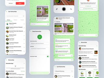 🌱 EasyGreen: Your All-in-One Hydroponic App 🌱 chat community design ecommerce group hydroponics app mobile marketplace profile search page ui uidesign uiux uiuxdesign ux uxdesign