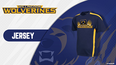 Willingdon Wolverines - Jersey Concept basketball jersey design logo merch school logo soccer sports logo