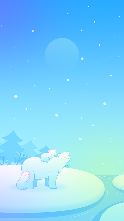 Piano Rhythm Tiles: Background - Polar Bears background bear cubs cold game game background lanscape magic tiles music music game music tiles north pole piano piano game piano tiles polar bear white bear winter