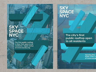 Sky Space NYC brand identity copywriting graphic design new york ui ux design web design