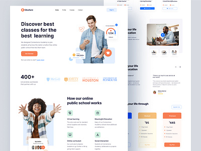 EduShare - Modern Learning ui product ui ux web website