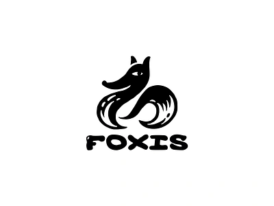 Foxis animals character fox illustration logo logotype minimalism zoo