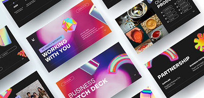 Creative Business Pitch Deck Design ppt design