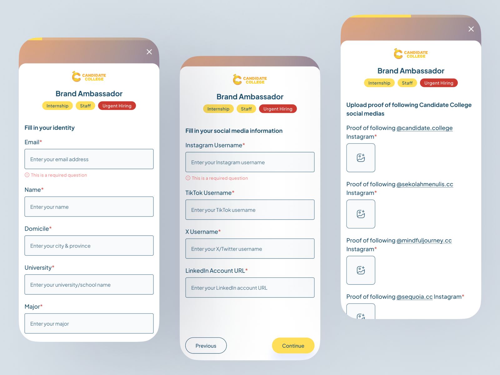 📄 CC Careers Application Form 📄 application form careers website design ui uidesign uiux uiuxdesign ux uxdesign