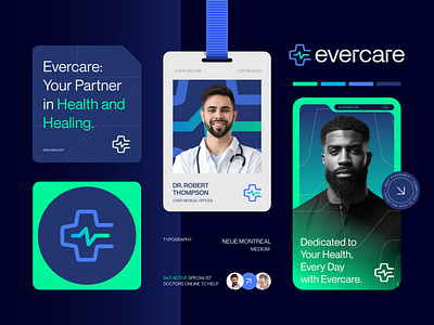 Re branding of Evercare™ Hospital - Logo & Brand Identity branding clinic creative design creative logo design design inspiration doctor logo dribbble ealth care design healthtech hospital innovative design logo logo design medical care medical logo medicine logo modern logo visual identity wellness