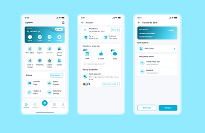 GoPay App Revamp fintech revamp ui ui design uiux ux