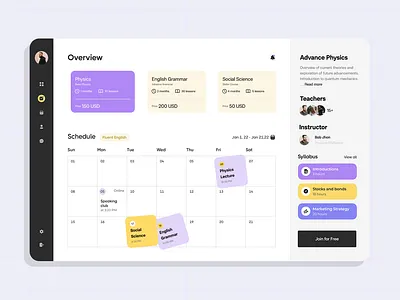 Online Education App app app design branding design education education app education app design educationapp elearning graphic design illustration mobileapp mobileappdesign online course online course design online course uiux student app students ui uiux