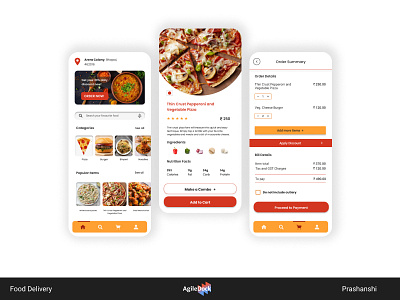 Food Delivery App Design agiledock agiledock design agiledock services app design app development design design innovation digital solution food delivery app food tech swiggy ui design ui ux design user experience ux design zomato