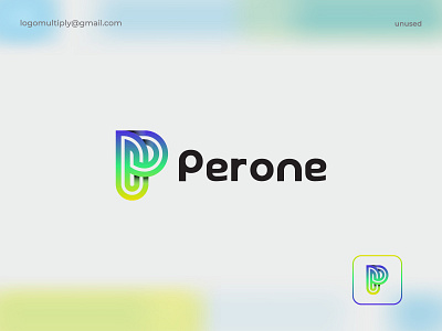 Perone Logo- P logo/ P letter logo brand brand identity brand logo branding design icon logo logo design logos minimal modern p letter saas technology