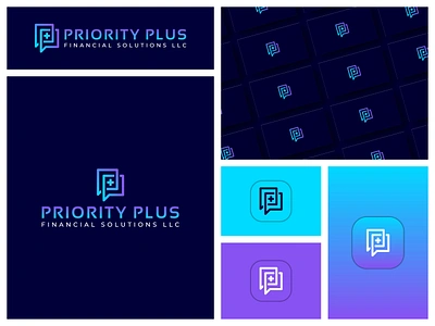 Priority Plus Financial Solutions Company Logo accounting logo bookkeeping logo brand logo branding branding design business logo company logo creative logo design financial logo financial solutions logo growth logo logo logo design logos professional logo