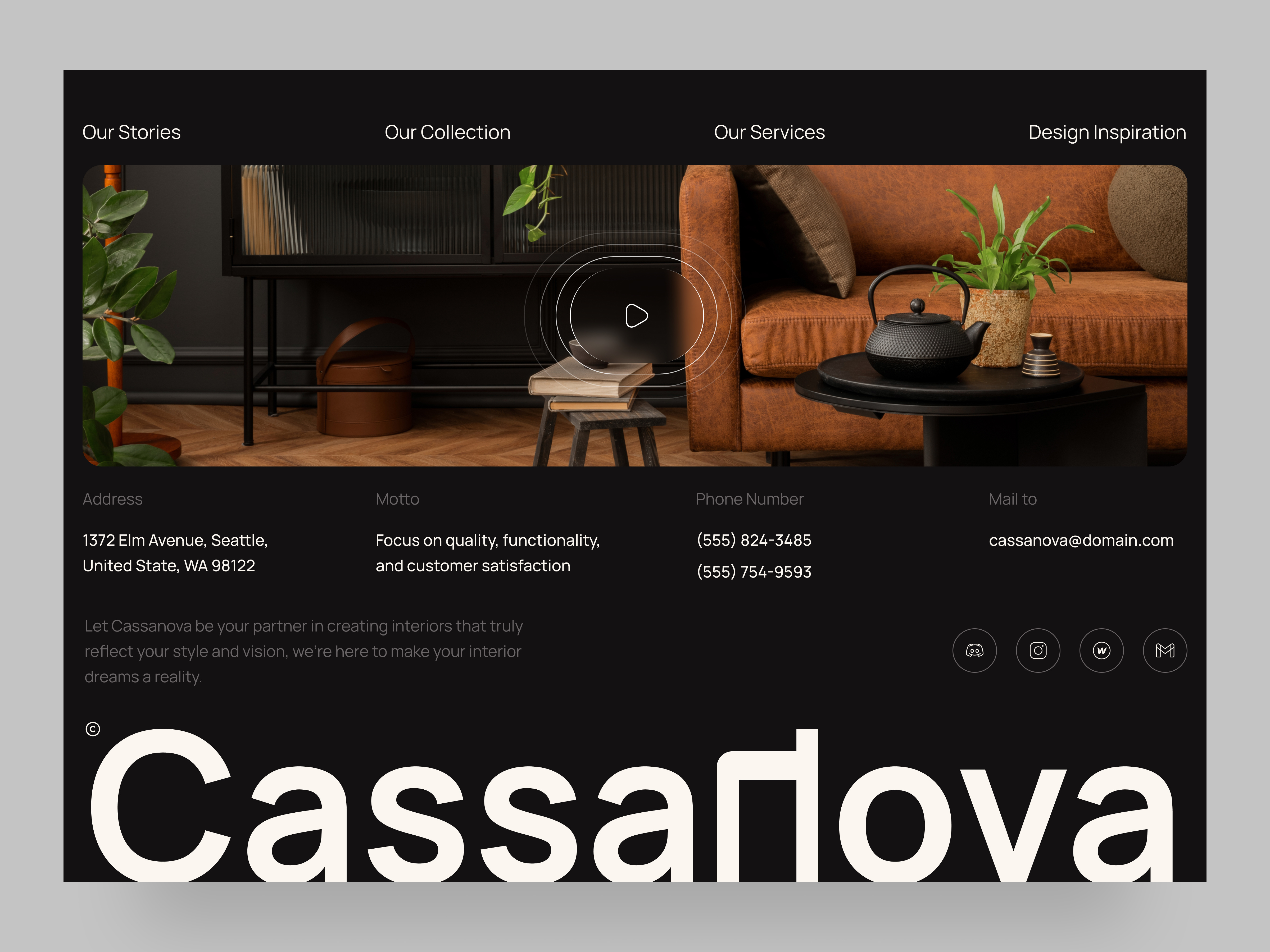 Example of Landing Page Design