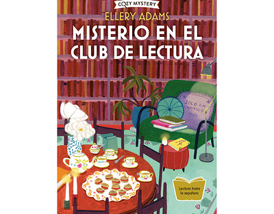 Bookstore Mysteries X Iratxe López de Munáin book cover narrative painterly publishing scene