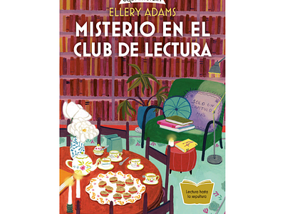 Bookstore Mysteries X Iratxe López de Munáin book cover narrative painterly publishing scene