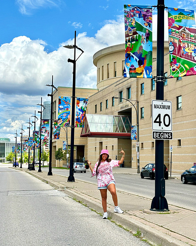 A City in Color X Alyah Holmes advertising anniversary banners culture event vibrant