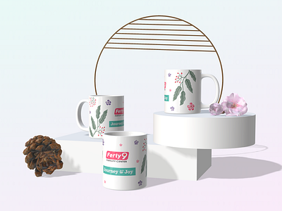 Mug Design branding graphic design illustration logo merchandise mugdesign nehadeeva packaging