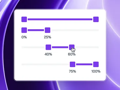 turing UI Kit: AI Smart Healthcare App | Range Slider Component clean figma ui kit healthcare design system healthcare ui kit minimal modern number slider purple range slider range slider ui simple slider slider component slider design slider interface slider ui text slider value slider virtual care virtual health app