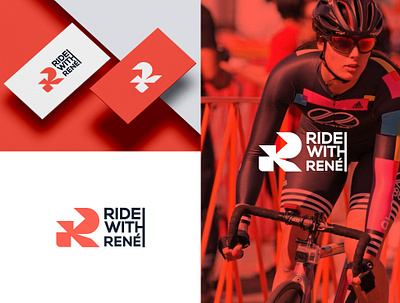 Ride With Rene r logo ride ride r design ride r logo