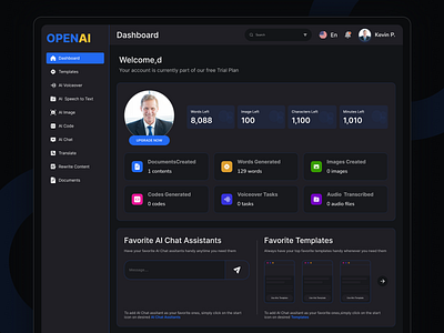 AI Chat Dashboard Design😍 ai ai chat ai chat bot ai dashboard ai website branding busniess dashboard busniss chart clean dashboard design figma top design ui ui design ui kit user interface ux