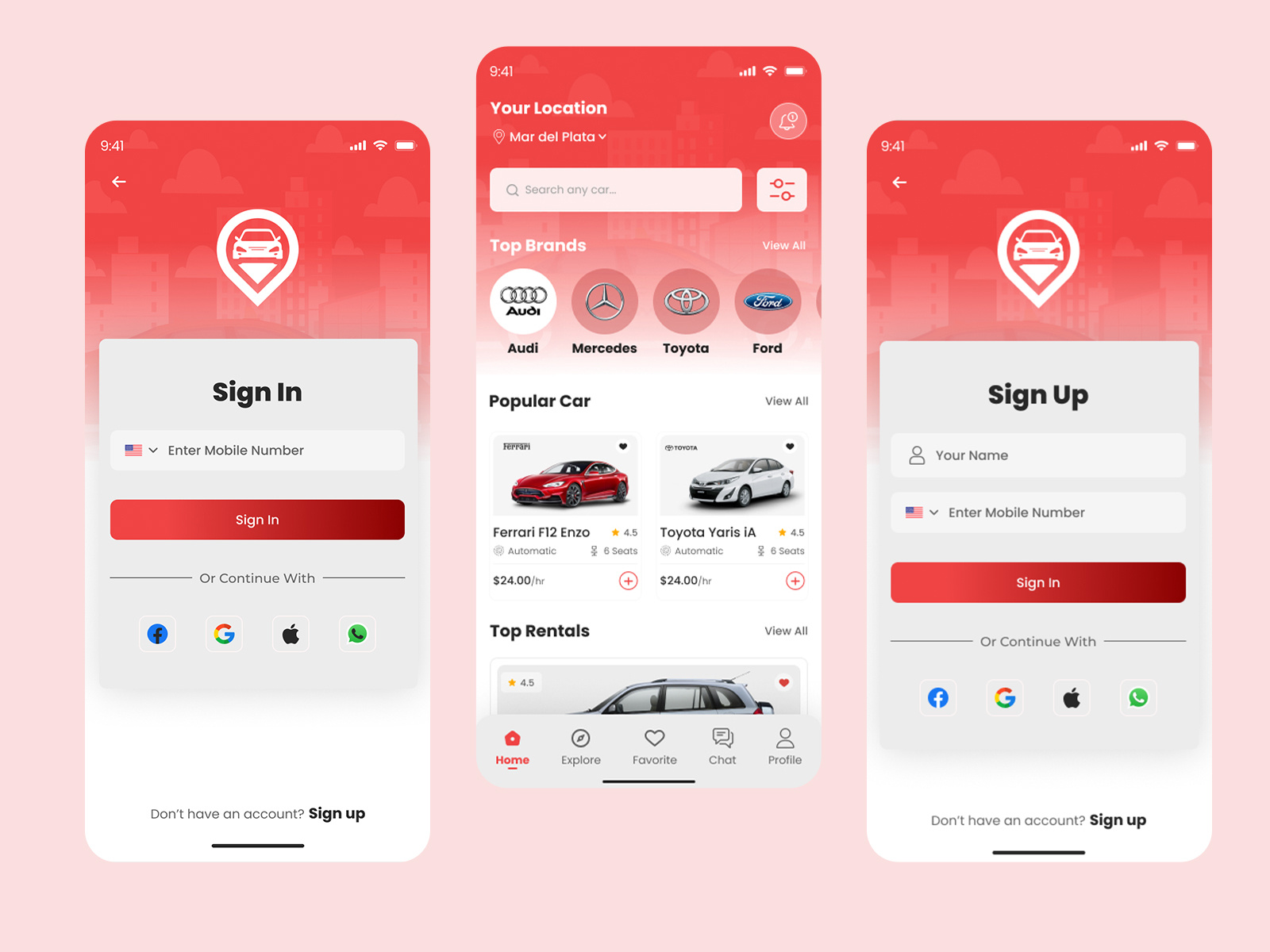 Car Rental App UI Design Concept 🚙 by UI Fusion on Dribbble