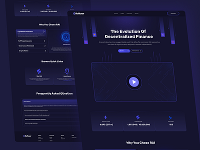 Crypto Landing Page 3d branding crypto crypto landing page cryptocurrency defi landing page etherium graphic design landing page nft landing page ui ux web3.0 website design website development