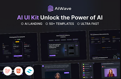 AIwave - laravel 11 - AI SaaS Website + dashboard