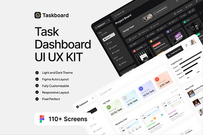 Taskboard - Task Dashboard UI UX KIT dashboard design tools designtools productivity kit productivity tools productivitykit productivitytools task board task dashboard taskboard taskdashboard ui ui kit ui template ui ux kit uikit uiuxkit ux ux template