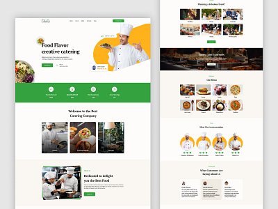 Food Creating Website 🍔🍲 branding chef design food food and drink food catering food delivery food delivery service food order foodcateringservice foodie graphic design landing page restaurant ui uiux web design website website design