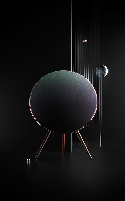 Bang & Olufsen Beoplay A9 3d animation branding concept design graphic design ill illustration minimal motion graphics