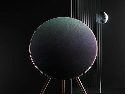 Bang & Olufsen Beoplay A9 3d animation branding concept design graphic design ill illustration minimal motion graphics