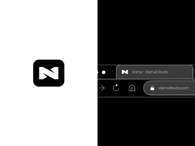 Eternull Studio - Digital Agency brand identity branding business business logo design design agency digital design flat graphic design logo logo design logotype monogram website