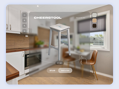 #DailyUI: Day 73 - Virtual Reality app ar augmented reality branding dailyui design ecommerce home illustration kitchen logo mobile online shopping ui ux virtual reality vr vr eommerce vr shopping web