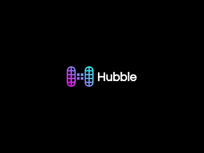 Hubble Logo brand logo design brand identity brand logo branding branding design creative crypto design designer graphic design hubble india lalit logo logo design logo designer logodesigner logotype minimal