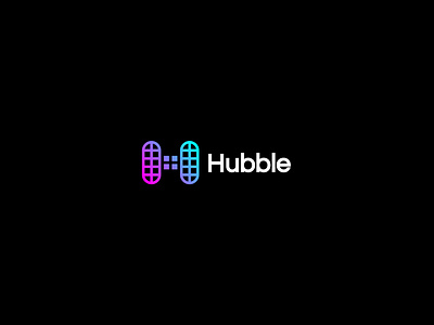 Hubble Logo brand logo design brand identity brand logo branding branding design creative crypto design designer graphic design hubble india lalit logo logo design logo designer logodesigner logotype minimal