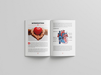 Eating Healthy For Your Heart book layout book mockups book typesetting book typography cooking book cover design creative layouts custom covers design design inspiration illustration keto book magazine cover magazine layou page design page formatting ui