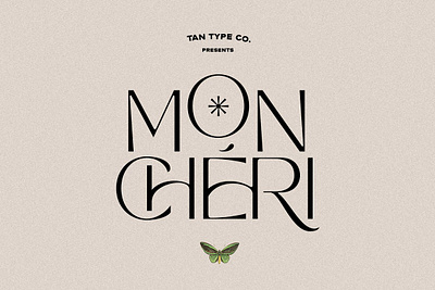 TAN - MON CHERI 60s font 70s font classy font elegant font fashion fashion font groovy font logo font logo type minimal retro retro font sans serif simple unique font vintage vintage font