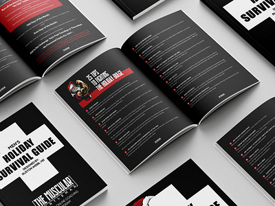 TMG Holiday Survival Guide book design book layout book mockups book typesetting book typography cover design creative layouts custom covers design design inspiration magazine cover magazine design magazine layout page design page formatting