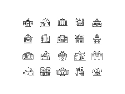 Public Building Icons building building icon graphicpear icon design icon set public building vector icon