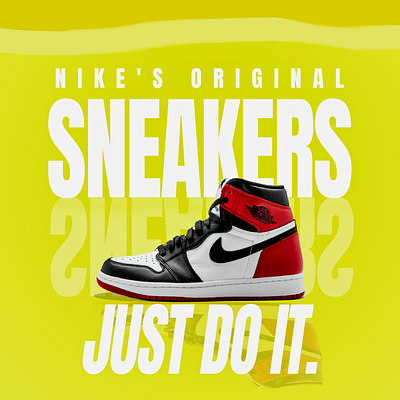 NIKE'S SNEAKERS DESIGN branding design graphic design typography